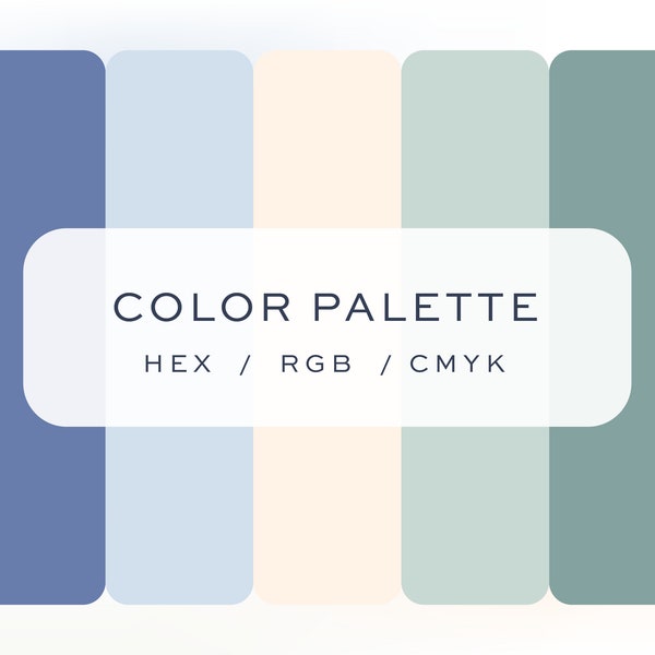 Blue Palette, Green Palette, Color Palette for Website, Brand Palette, Color Palette Hex Codes, Color Palette Brand, Brand Colour Palette