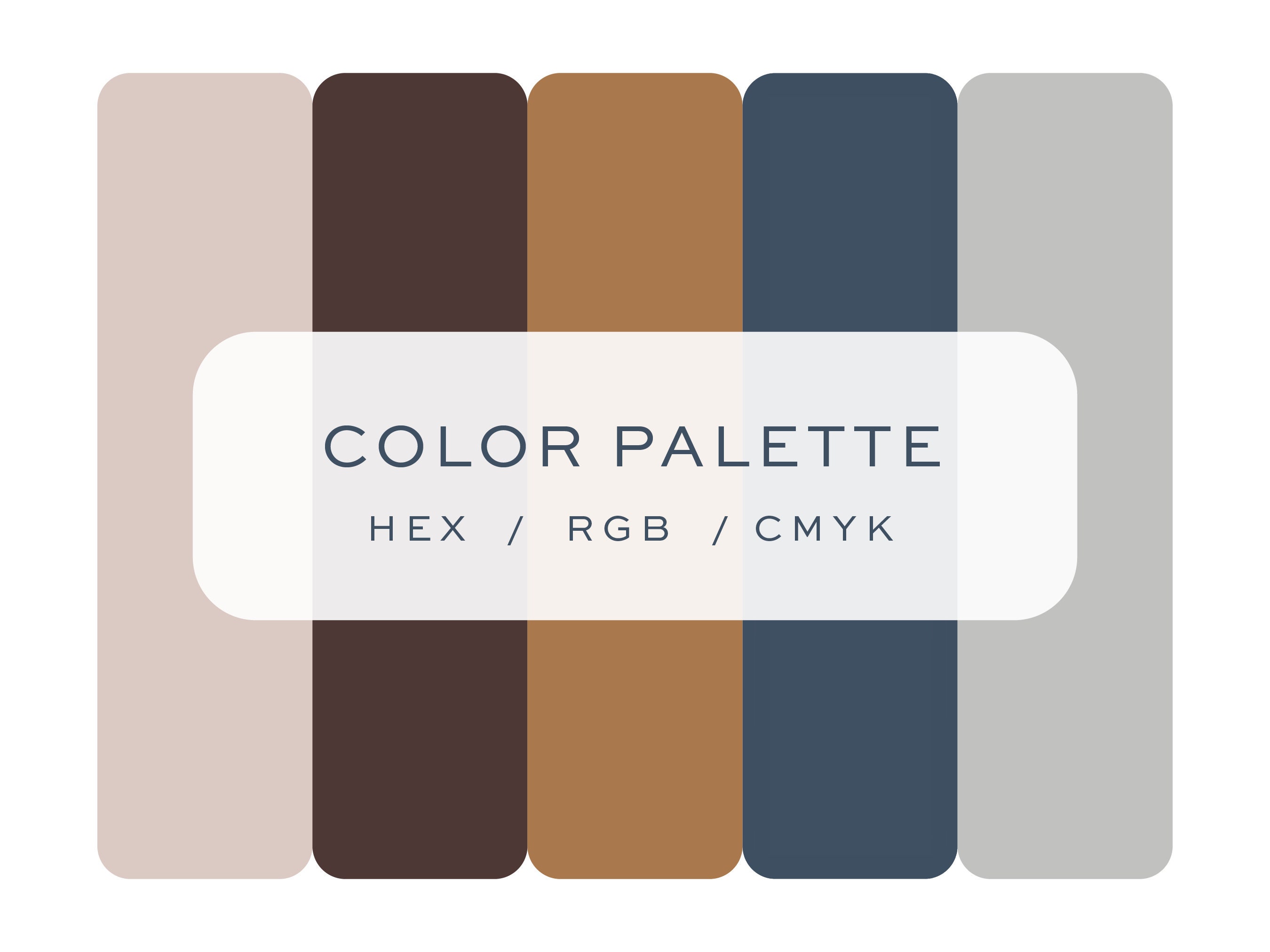Elegant Color Palette for Website Brand Palette Color Etsy