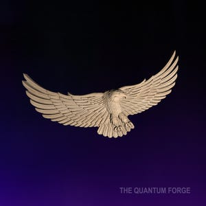 Puede incluir: Una talla de madera de un águila con las alas extendidas, en vuelo. El águila es un símbolo de libertad y fuerza.