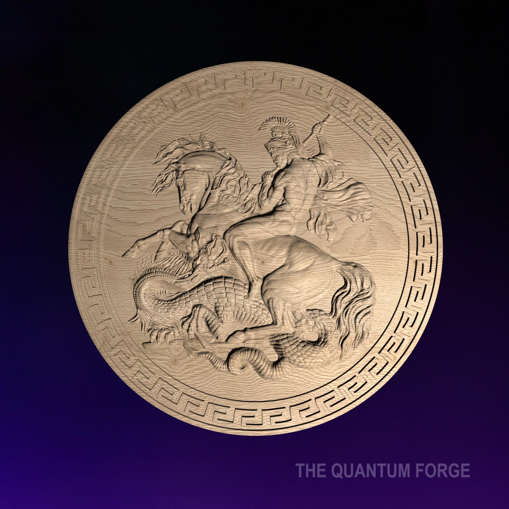 St . George STL 3D CNC STL File Digital Download Vcarve Aspire Artcam ...