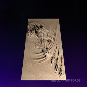 Dragon  STL | 3D CNC STL File | Digital Download | vCarve Aspire Artcam Cut3d Carbide Fusion 360 | Wall Art | Wood Carving | DM007