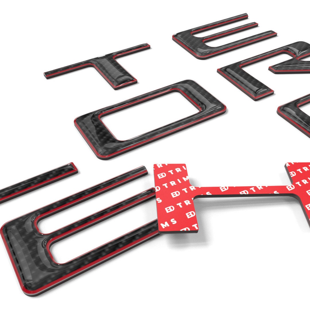 Colorado Lettering Domed 3D Raised Letters Inserts Compatible With Chevrolet Colorado 2023 ...