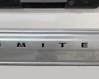 Raised ABS Plastic Letters Inserts compatible with F-150 2018-2023 LIMITED (Tailgate)