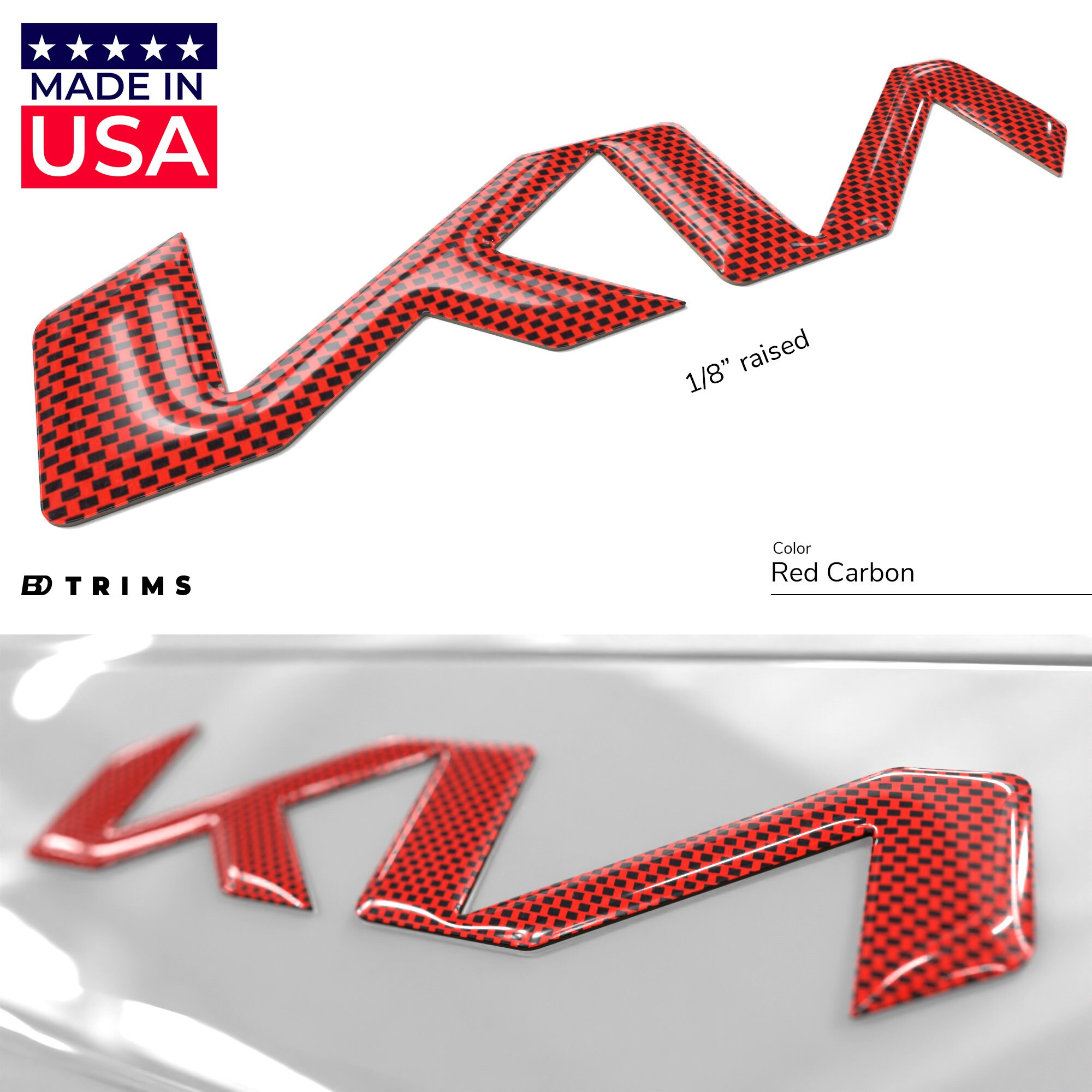 Domed 3D Raised Letters for KIA Sportage 20222023 Front & Etsy