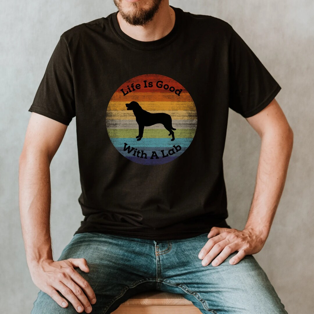 Labrador Retriever Shirts Black Lab Tshirt Lab Lover Tee Etsy
