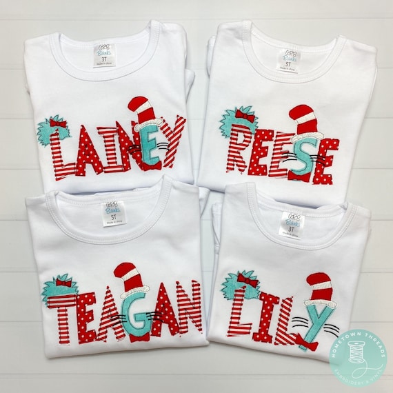 Personalized dr seuss shirts discount