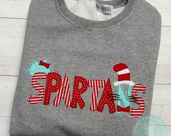 Seuss Inspired ADULT Unisex Sweatshirt