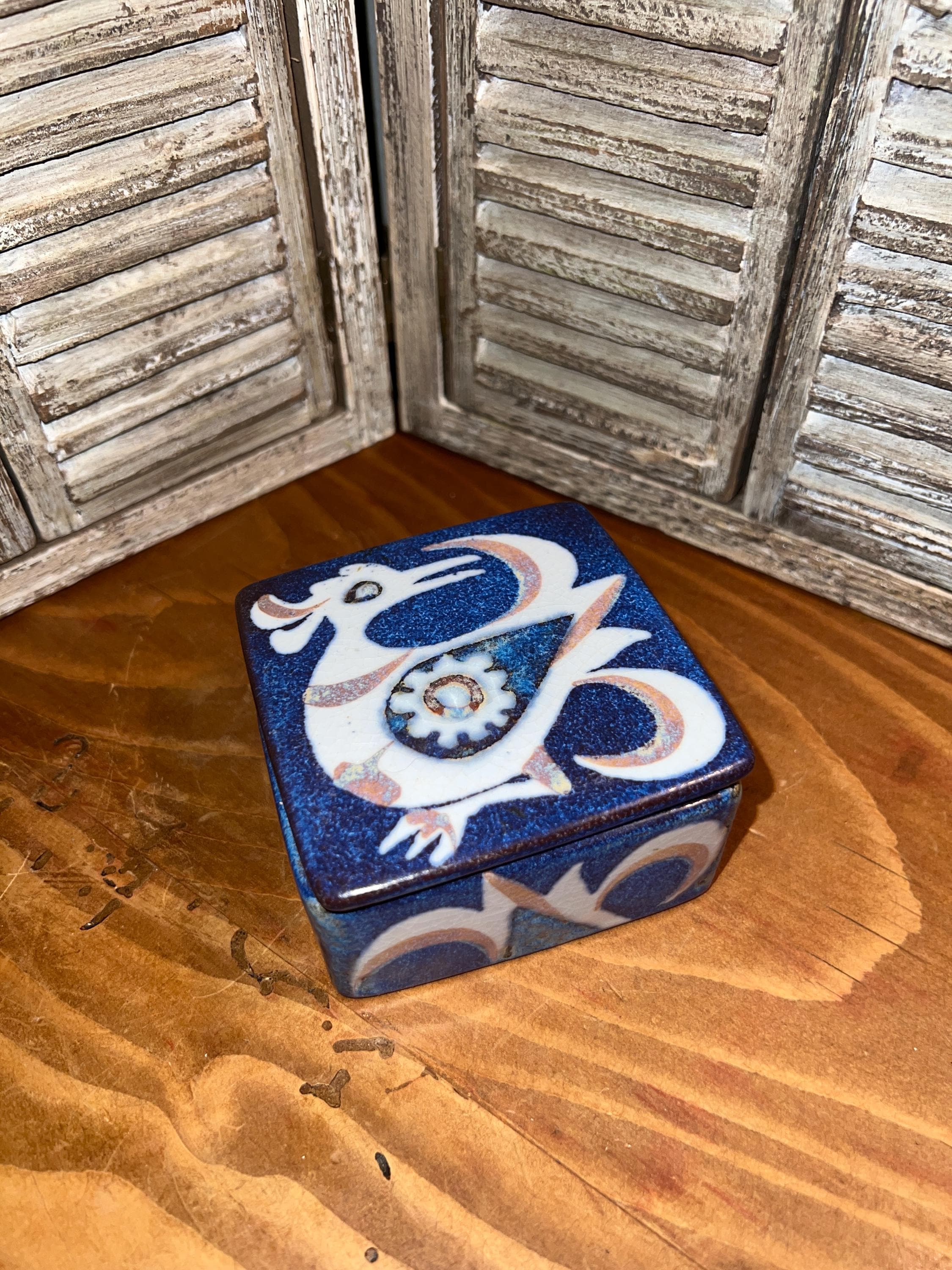 ロイヤルコペンハーゲン　FAJANCE ボウル×4 Grethe Meyer K&Co - Royal Copenhagen 4 All Seasons fajance skål med gul glasur