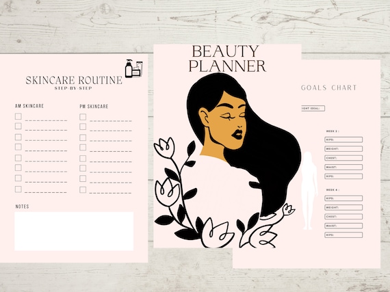 Glow Up Journal| Feminine Transformation Journal| Wardrobe Planner