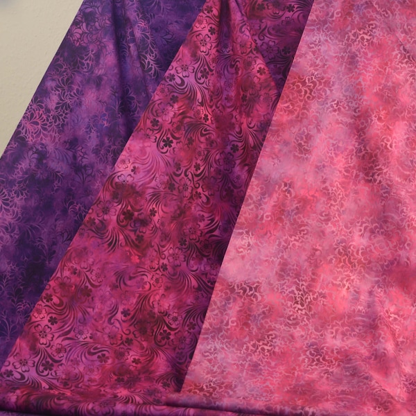 Fat Quarter Bundle Rainbow of Jewels „Magenta“