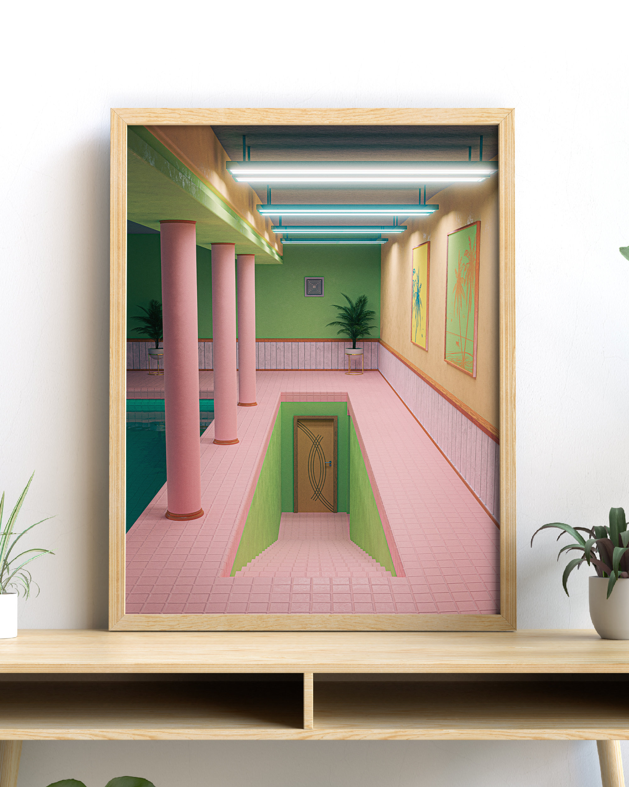 Descent Pool Pop Pop Art Vaporwave Synthwave Retrowave descent-pool-pop-pop-art-vaporwave-synthwave-retrowave