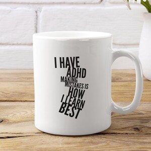 ADHD - Adult ADHD - ADHD gifts - coffee mug - adhd joke