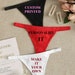 New 3 Piece set Women's Custom Printed Personalized Make It Your Own Thong  Panties 