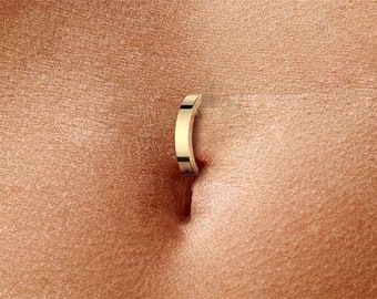Clicker Belly Button Ring Golden