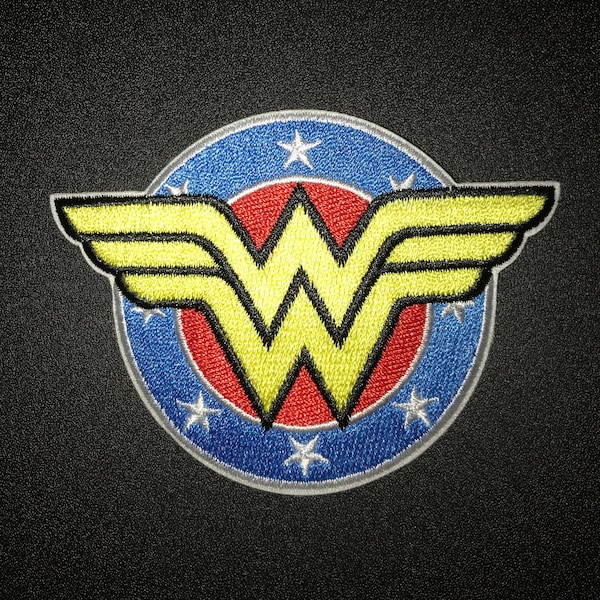 DC Comics Wonder Woman Iron-On / Sew-On Embroidered Patch New Superheroes Comic Books