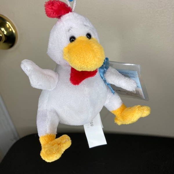 GANZ Webkinz Chicken Kinz Klip Plush Keychain New Sealed Code WE000741