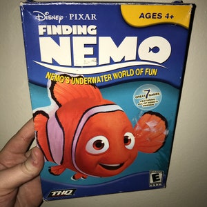 Vintage 2003 THQ Disney Pixar Finding Nemo: Nemo&#39;s Underwater World Of Fun PC Game NIB Childrens&#39; Educational Computer Game