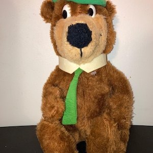 Vintage Yogi Bear Plush 1980 Hanna Barbera by Mighty Star VG