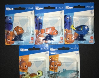 Mattel Micro Collection Disney Pixar Finding Nemo Complete Set Of 5 New Miniatures Party Favors