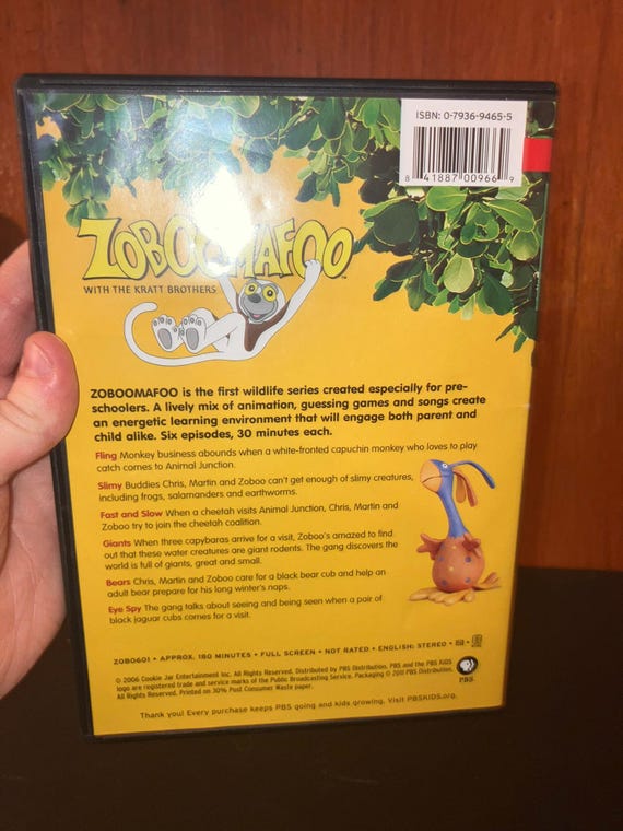 PBS Kids Zoboomafoo With the Kratt Brothers (DVD, 2006) Pre-owned