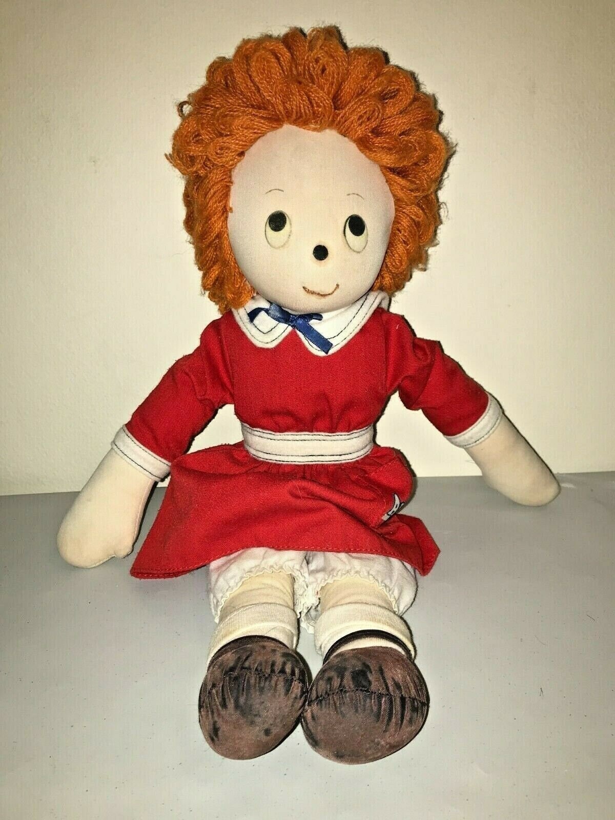 1982 Vintage Applause Little Orphan Annie 16 Plush Doll Used Etsy