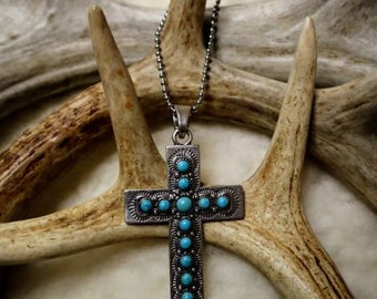 Cowboy Cross Necklace - Etsy Australia