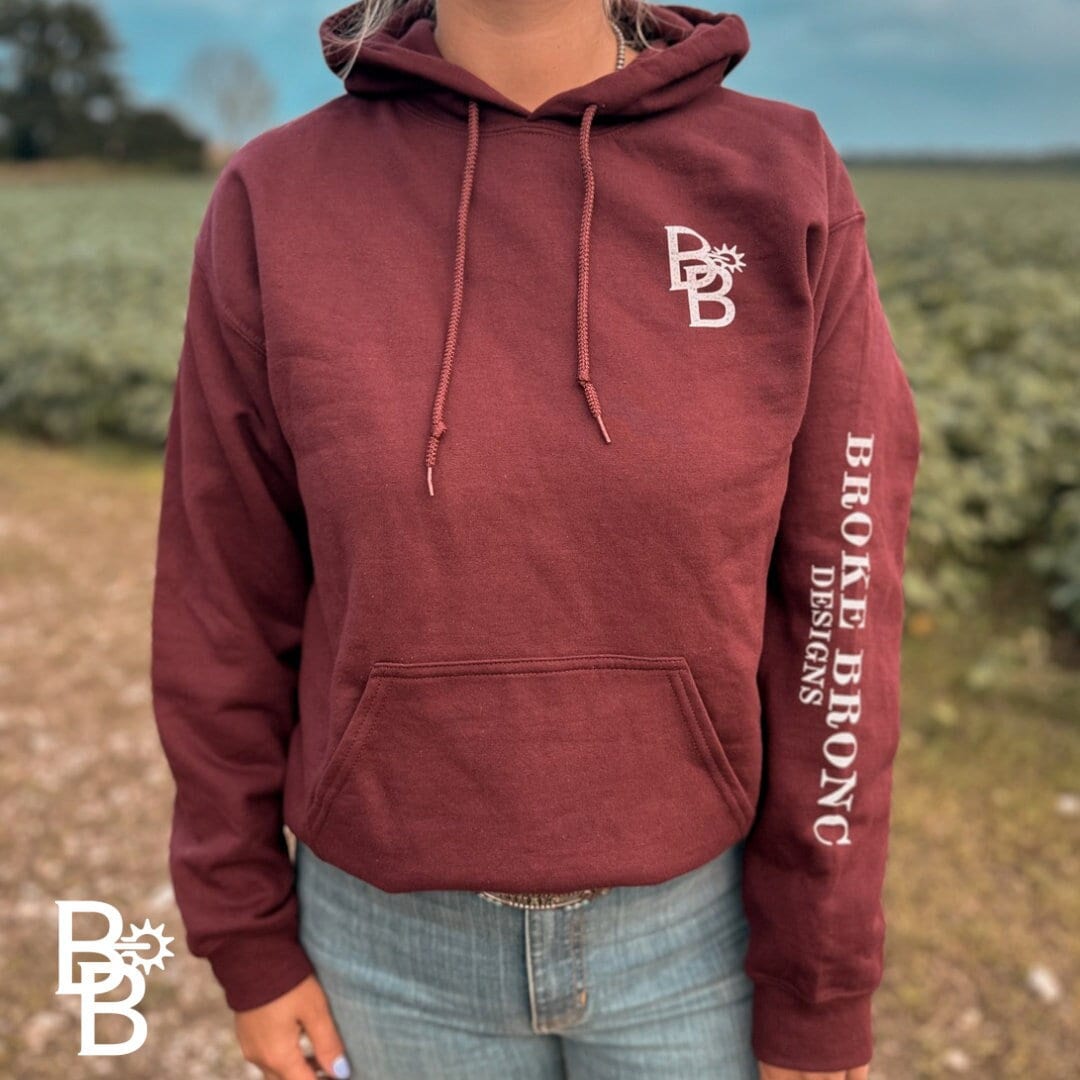 BB Designs Corner Logo Hoodie | Cattle Brand Sweater