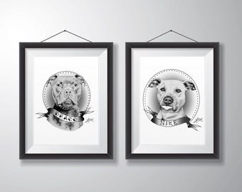 Aangepaste hondentekening