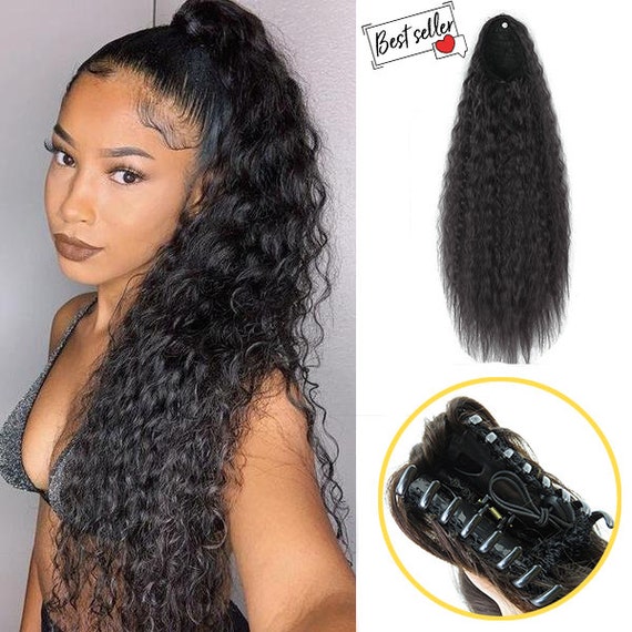 V&Z 100% Human Hair Ponytail ciara Claw Clip - Etsy V&Z 100% Human Hair Ponytail ciara Claw Clip - Etsy