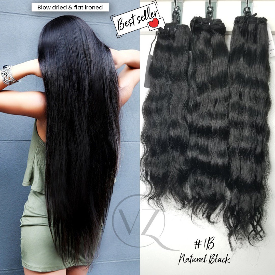 Venus  Zeus Raw Indian Virgin Temple machine weft hair Etsy 日本