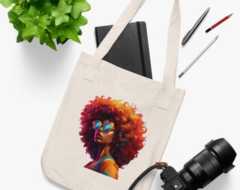 Black Girl Magic Organic Canvas Tote Bag
