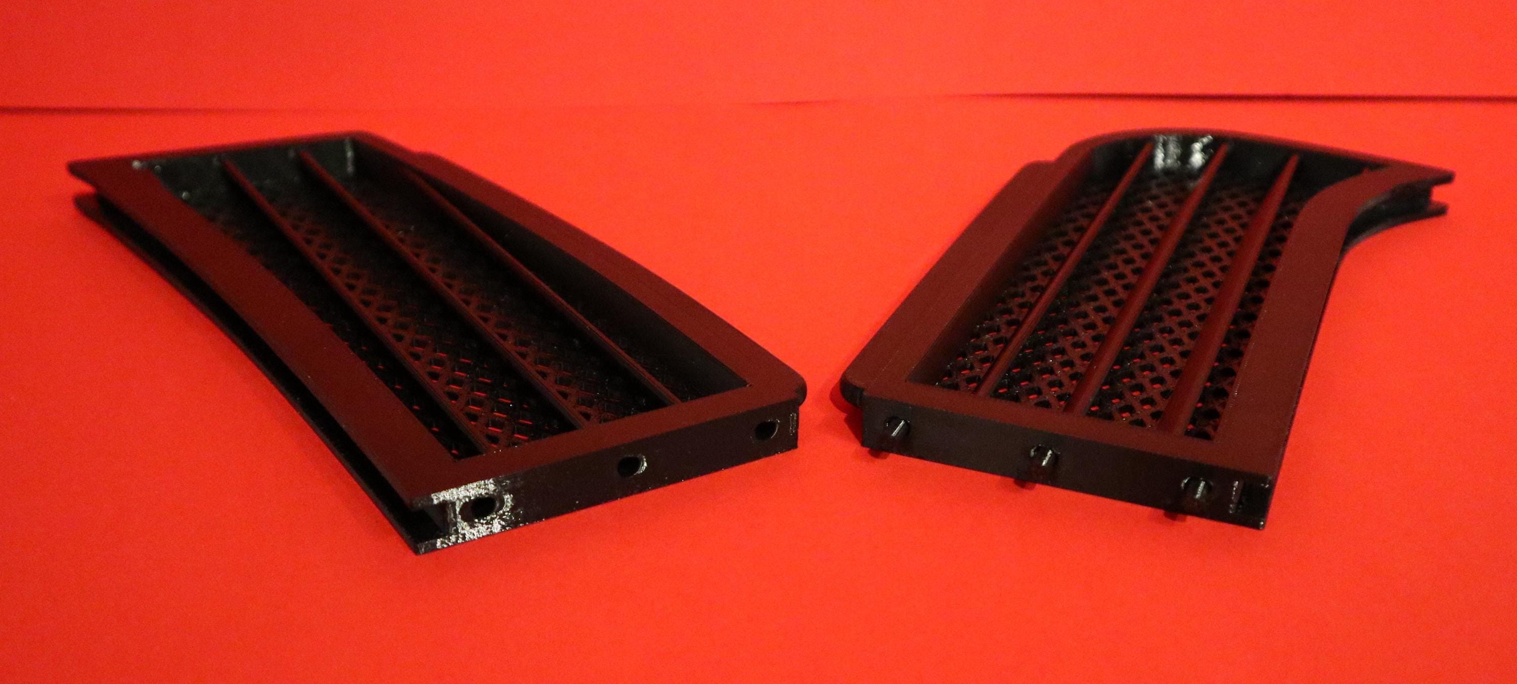 Modifycar Griglia Di Ventilazione Cromata In Acciaio Inox Per Citroen Jumper II, Fiat Ducato III, Peugeot Boxer II (dal 2014) – Modanatura Anteriore Con Adesivo 3M, Finitura Lucida