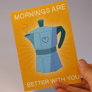 Postal de café / Espresso / Bialetti / 260g mate / Amor por el café