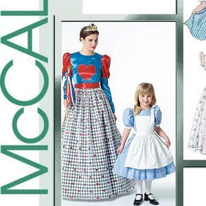 Mccall's 4948 UNCUT Pattern for Costumes Snow White-inspired, Dorothy ...