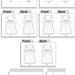 Mccall's 4948 UNCUT Pattern for Costumes Snow White-inspired, Dorothy ...