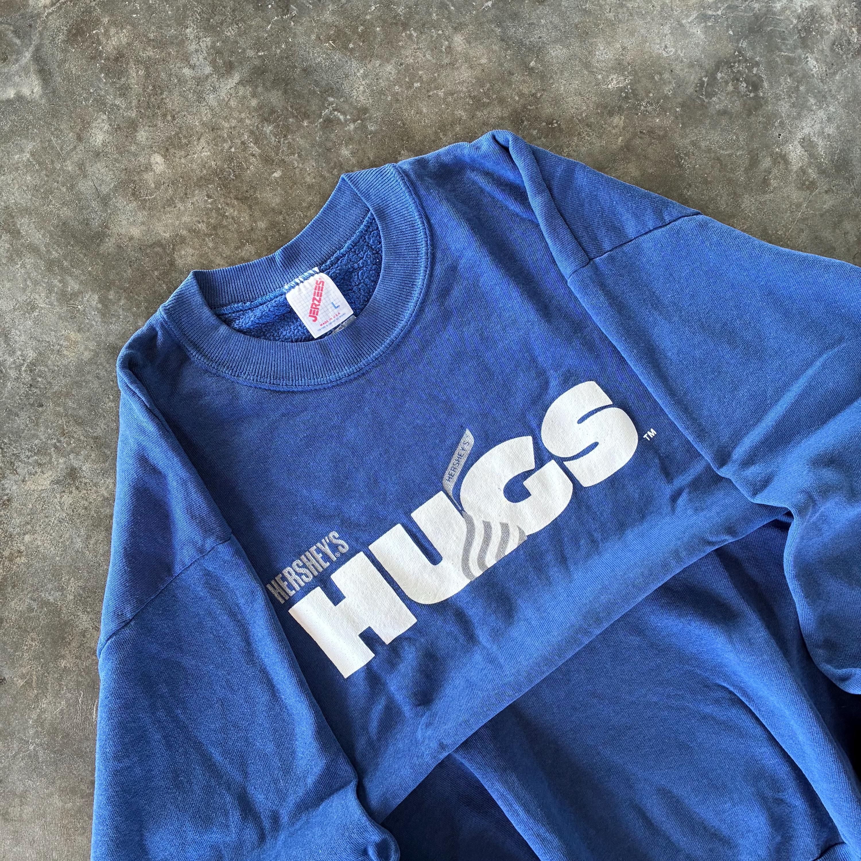 90s JERZEES HERSHEY'S スウェット Vintage HERSHEY'S Chocolate JERZEES Gray Crewneck Sweatshirt
