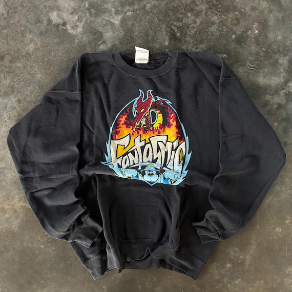 Vintage Rare 90s Disney Tag Fantasmic Mickey Fantasia Printed