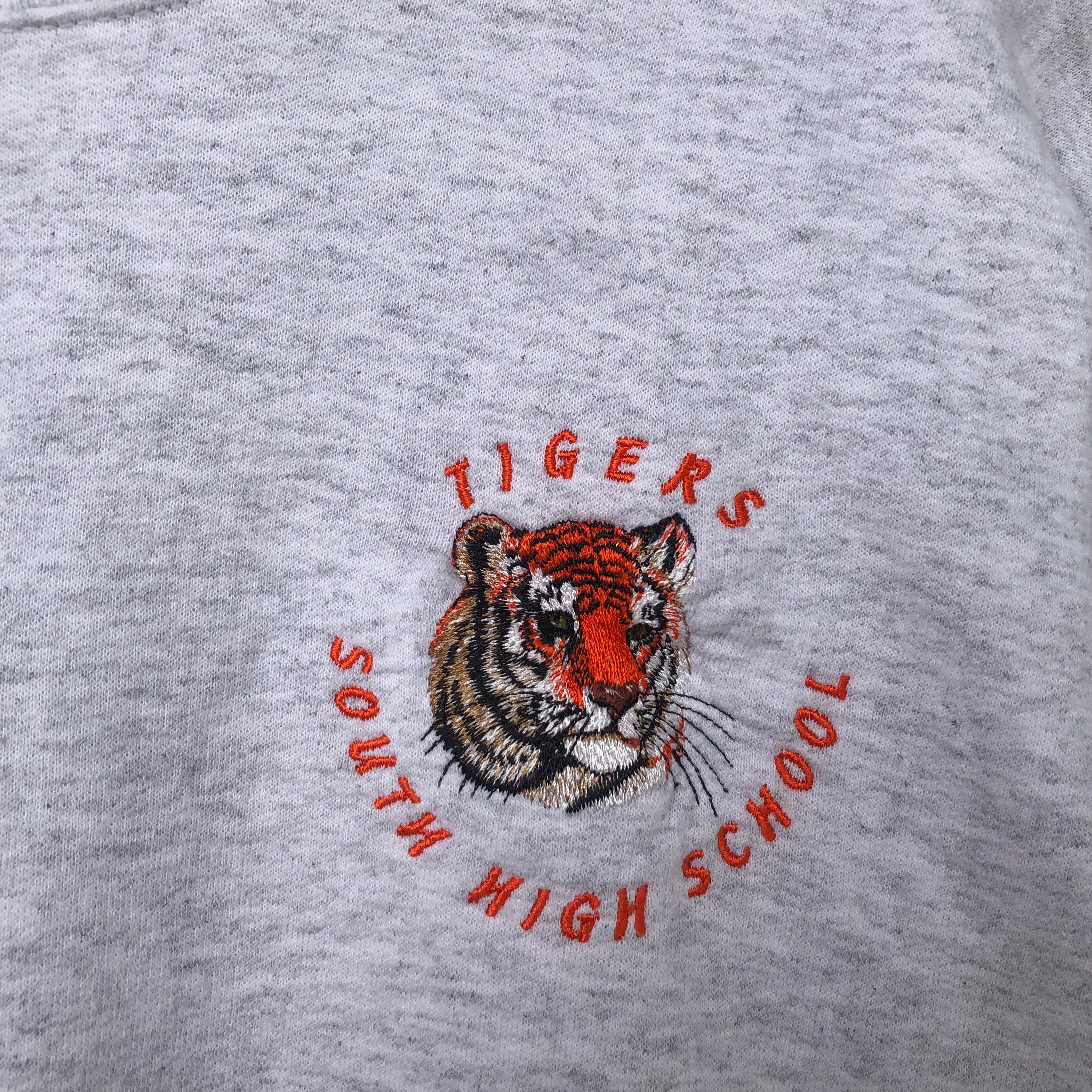 Vintage Y2K Port and Company Tag Tigers South High School Spellout