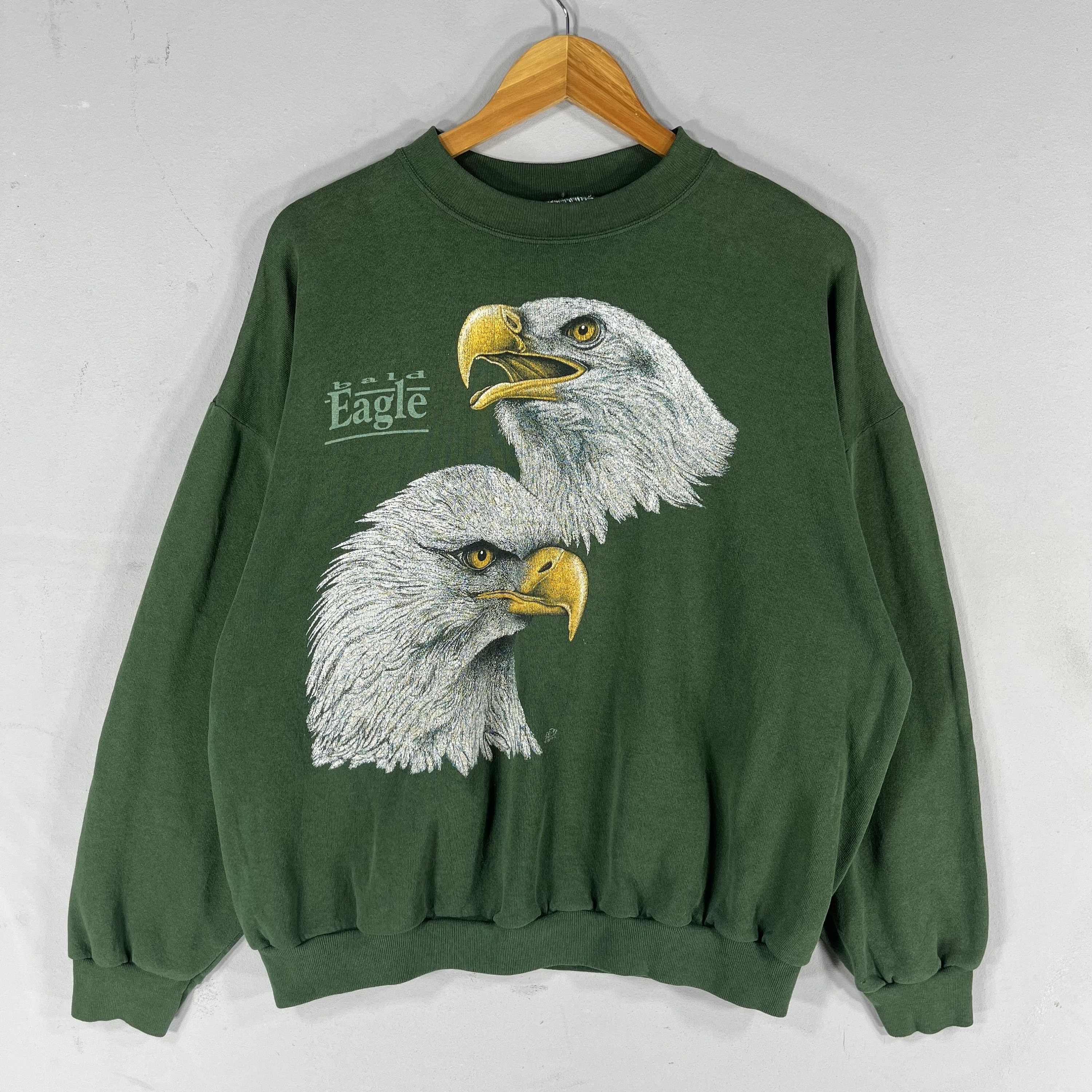 Vintage Bald Eagle Big Logo Printed Sweatshirt Crewneck - Etsy Canada