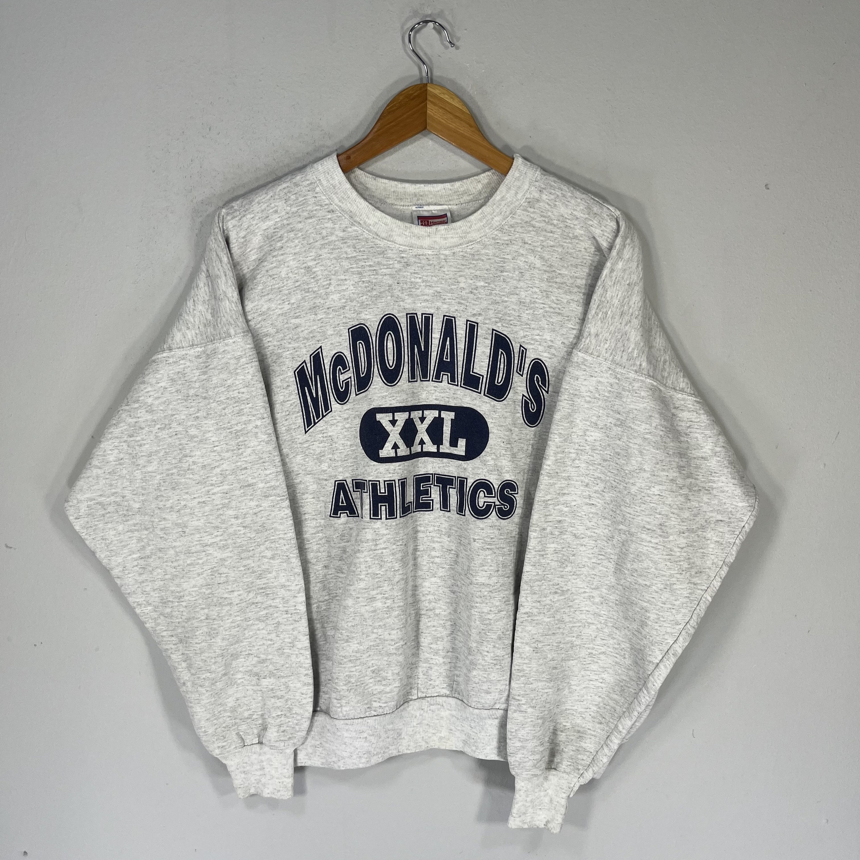 Vintage 90s Hanes Tag Mcdonalds XXL Athletics Big Logo