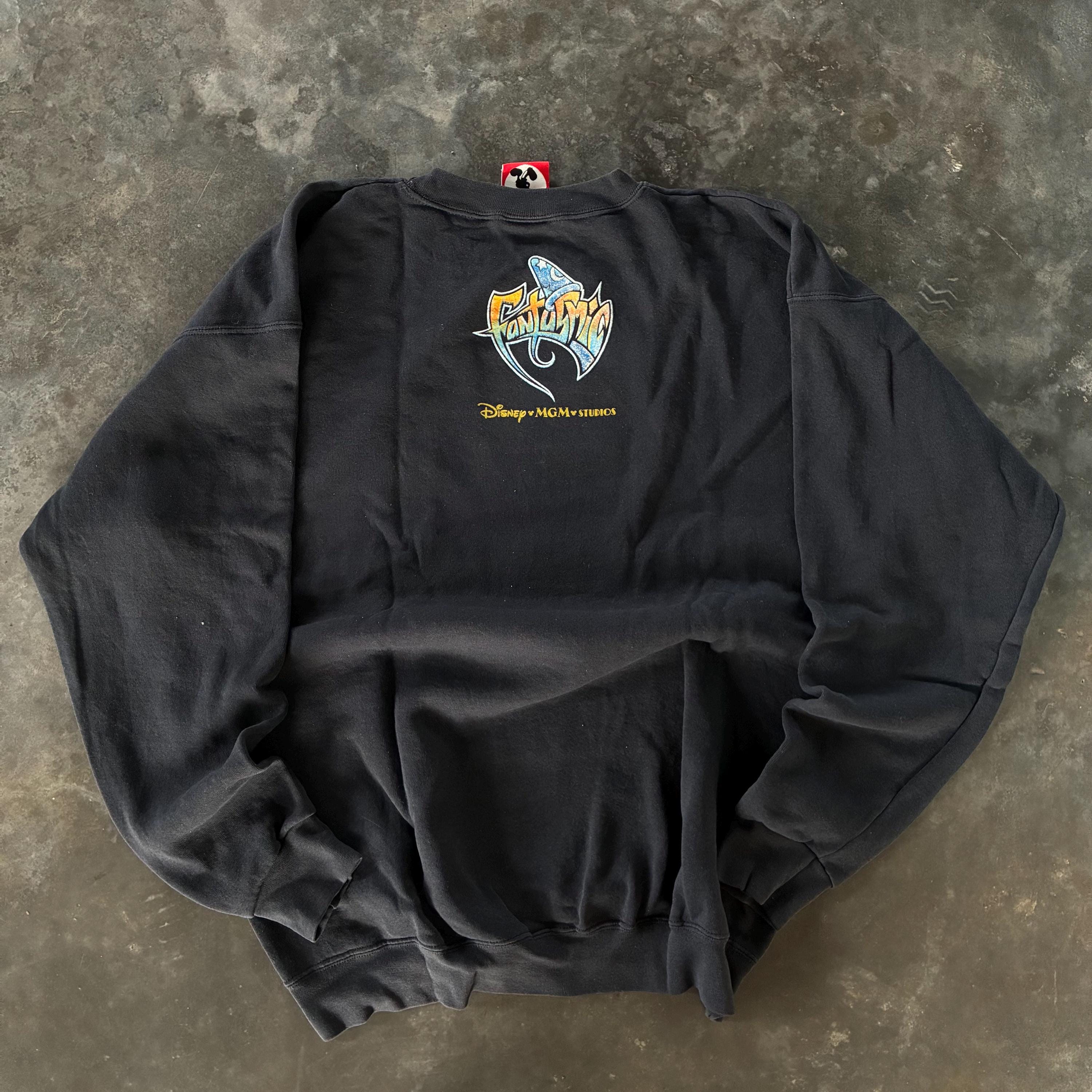 Vintage Rare 90s Disney Tag Fantasmic Mickey Fantasia Printed