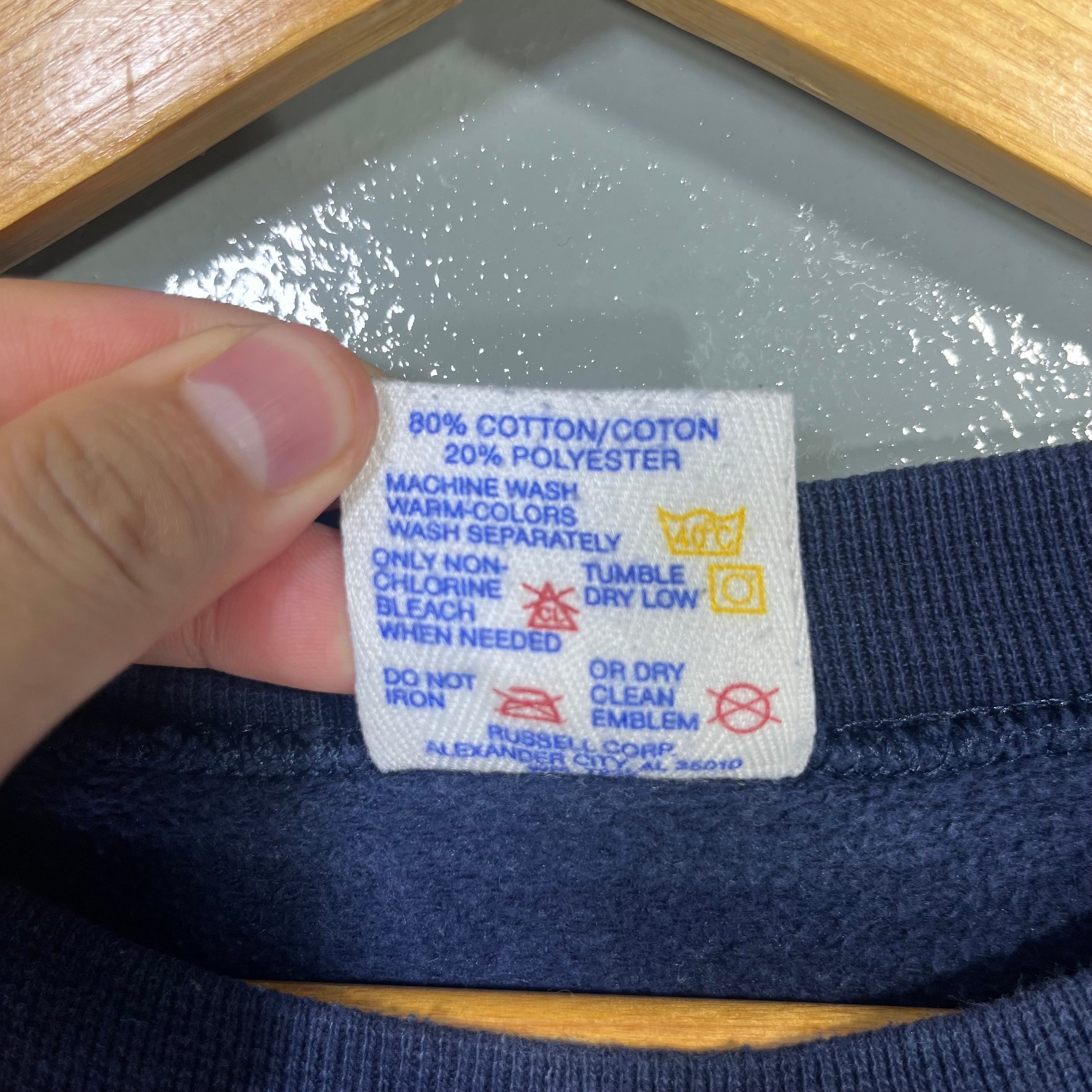 Vintage 90s Jerzees Tag Magnolia Staff Spellout Small Logo Embroidered ...