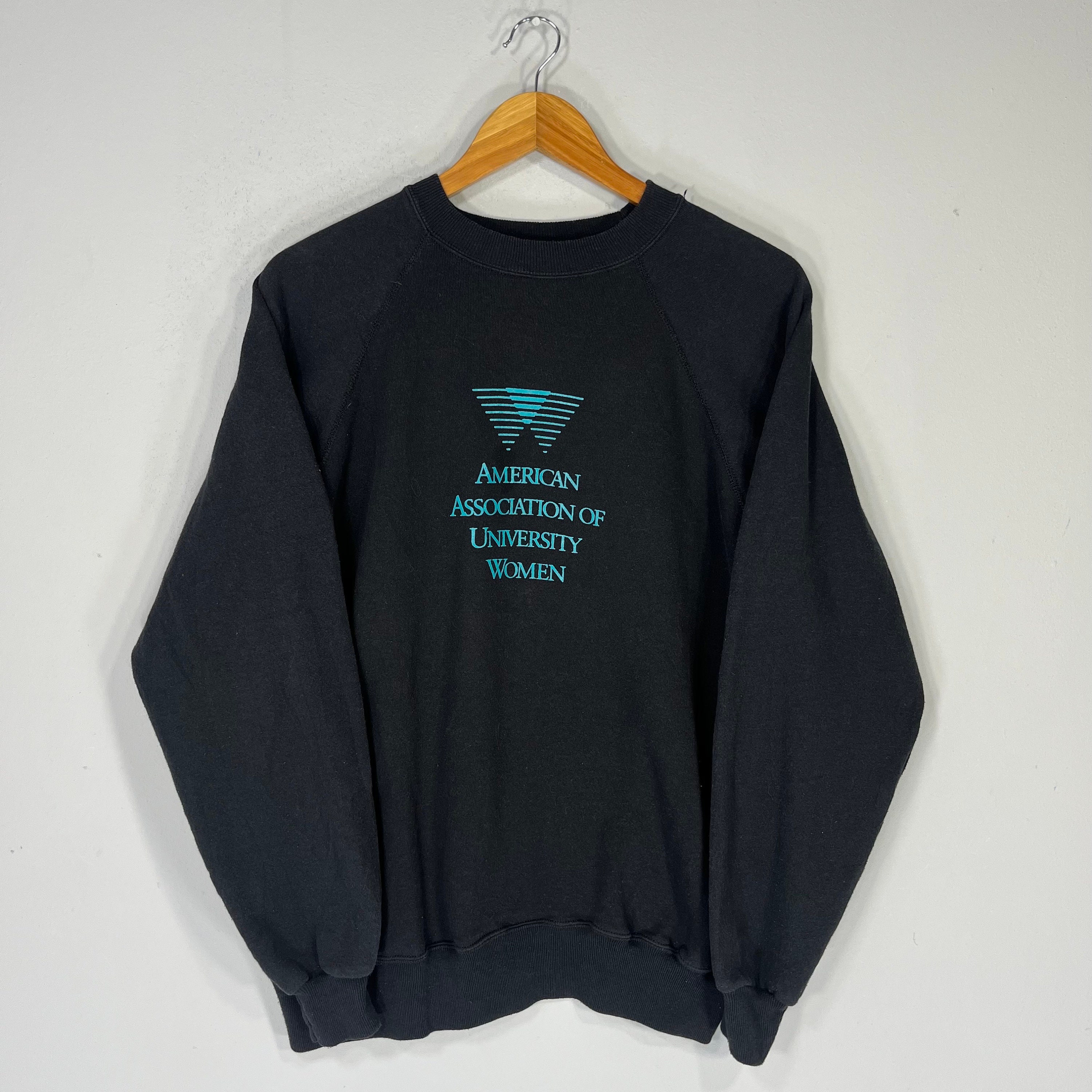 Vintage 90s Hanes Tag Association Women University Spellout Big 