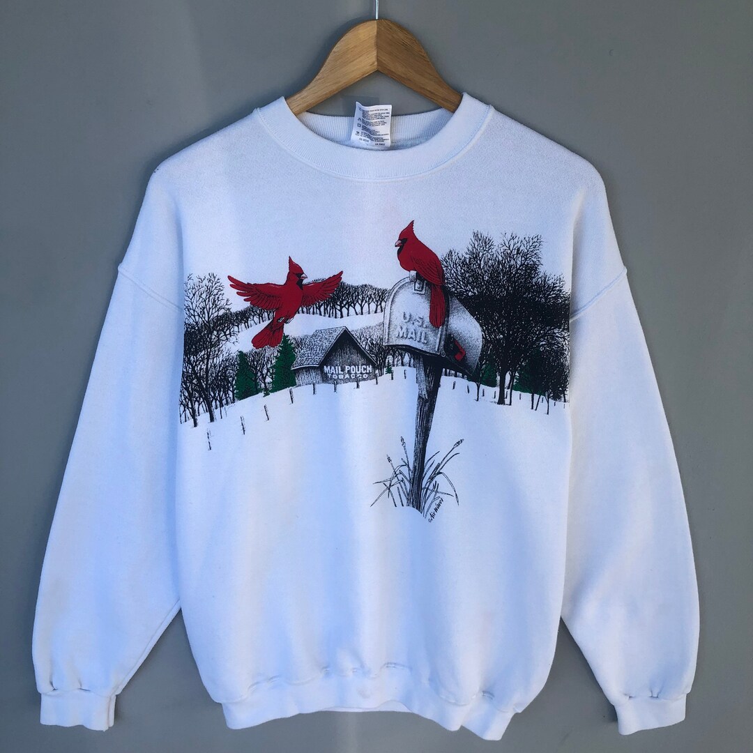 Vintage Y2K Tultex Tag Big Print Animals Logo Sweatshirt