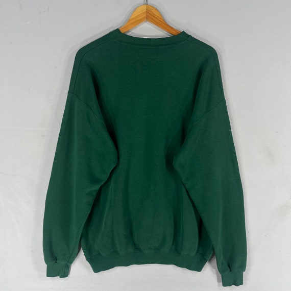 Vintage Santee Tag Green Mill Big Logo Embroidered Sweatshirt
