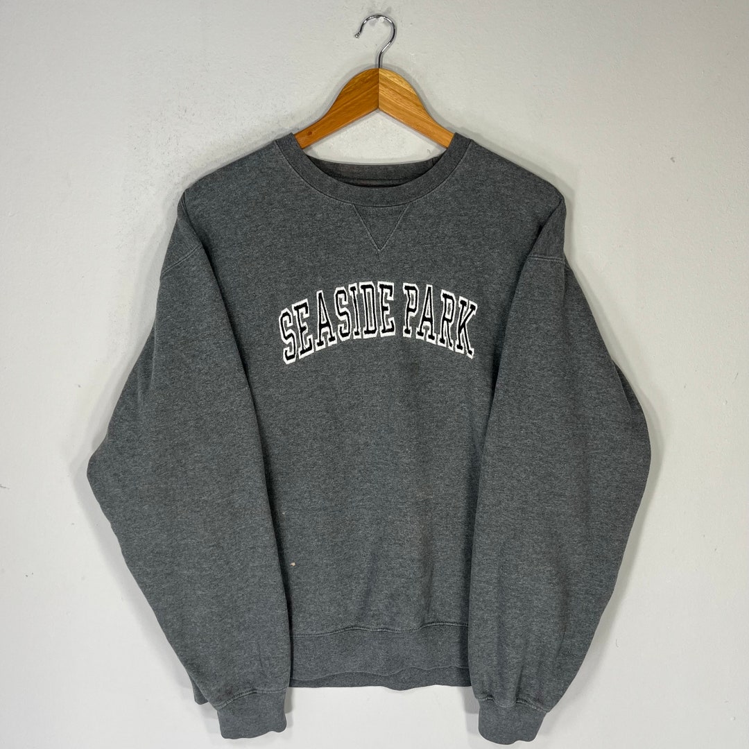 Vintage Rag Wears Tag Seaside Park Big Logo Embroidered Sweatshirt ...