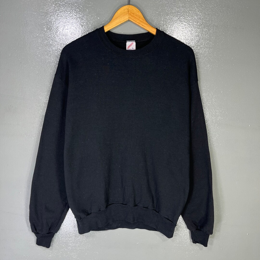 Vintage 90s Jerzees Tag Plain Vintage Jerzees Streetwear Sweatshirt ...