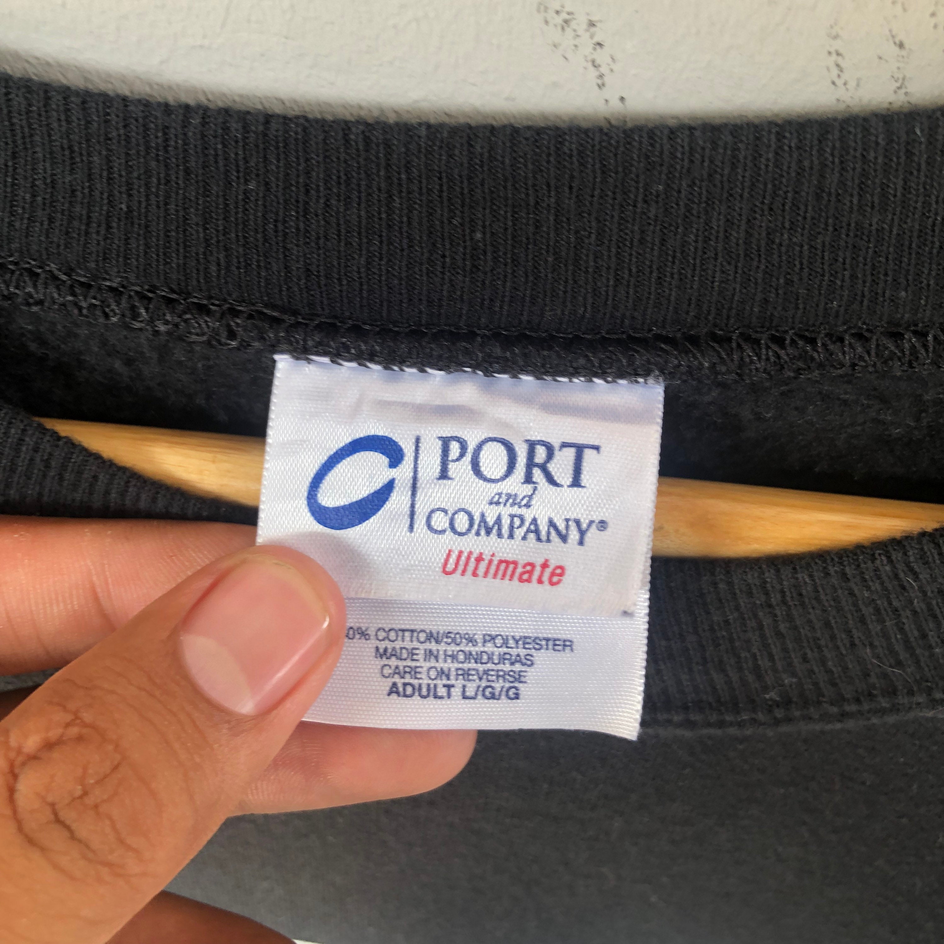 PORT and COMPANY 企業物　ビンテージ　スウェット　vintage 00s PORT and COMPANY（ポートアンドカンパニー） 刺繍入り