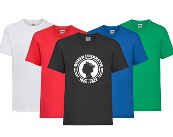 Queen Elizabeth Kids T-shirt, RIP, God Save the Queen, Rest in Peace, Queen Elizabeth Tribute, Queen Death, Queen Funeral, Queen Memorial,