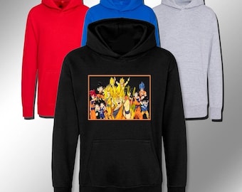 Goku super saiyan adults hoodie, Winter Holidays sweater Gaming dragon ball Christmas hoodie builderman top Gift